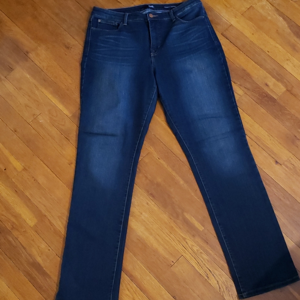 Womens Tint Jeans 12 Mid Rise Straight EUC Eternal